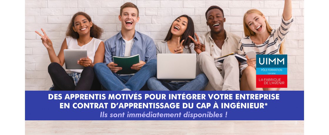 Apprentis motivés pour intégrer votre entreprise