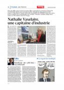 19 mai : La vosgienne Nathalie VAXELAIRE une capitaine d'industrie qui joue en équipe